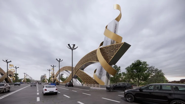 Bridge for Dushanbe in Tajikistan